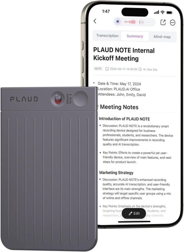 Plaud Note IA Grabadora de Voz Reseña
